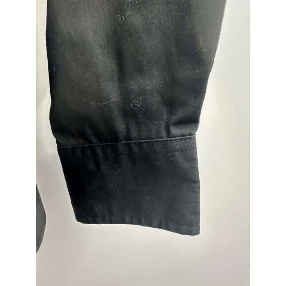 Newberry Shirt Boys Size 8 Black Cotton Button Down Casual - Picture 3 of 6